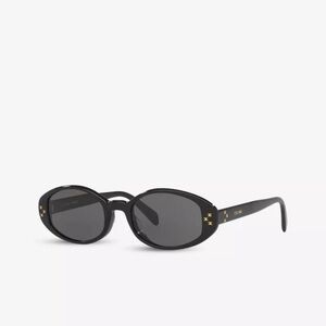 Celine CL40212U acetate and polycarbonate oval-framed
sunglasses